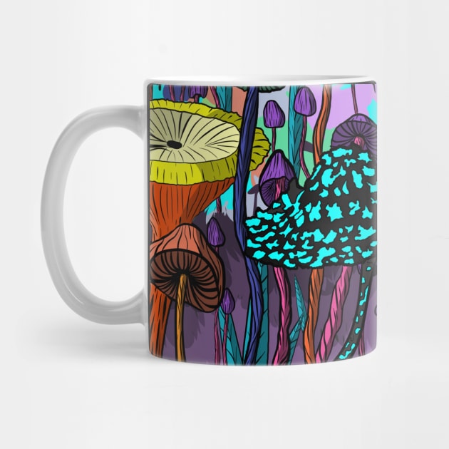 Mushrooms forest by YTdesign